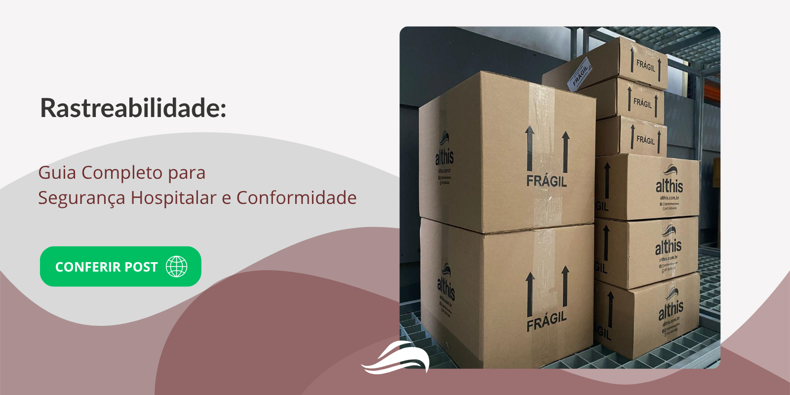 Sistema de rastreabilidade de produtos hospitalares controlando estoque